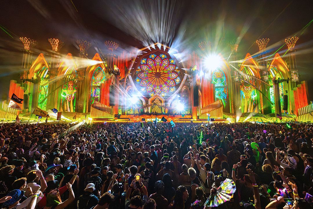 Massive stage designs light up the night at EDC Orlando.